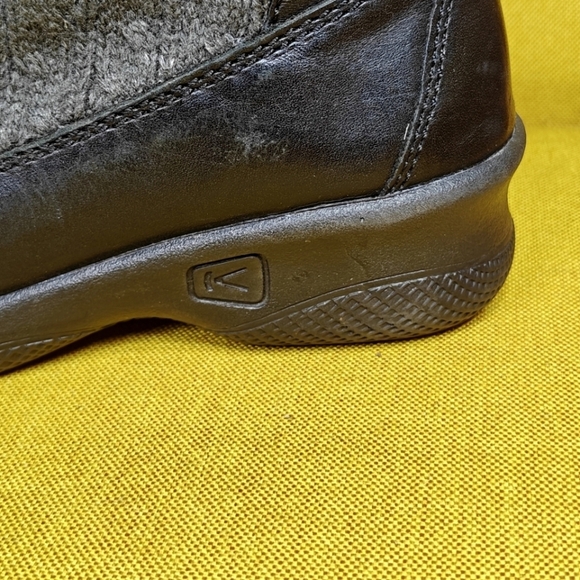 KEEN  Bern Baby Bern Black Leatger Lace Boot Women's Size 5.5 - Picture 9 of 12